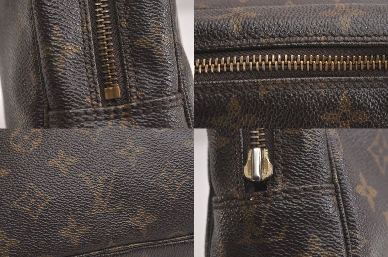 Louis Vuitton Monogram Trousse Toilette 23 Clutch Bag M47524 LV Junk 4246n