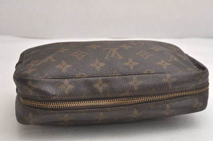 Louis Vuitton Monogram Trousse Toilette 23 Clutch Bag M47524 LV Junk 4246n