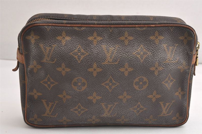 Louis Vuitton Monogram Compiègne 23 Clutch Handbag M51847 LV 4248n
