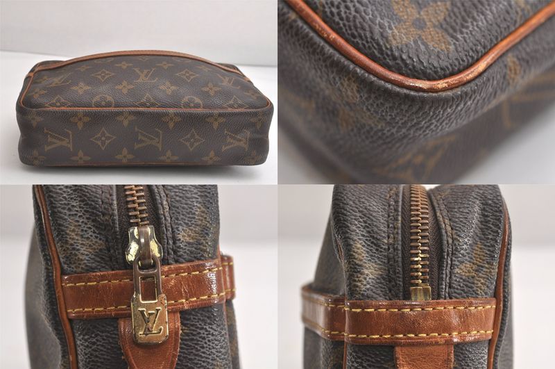 Louis Vuitton Monogram Compiègne 23 Clutch Handbag M51847 LV 4248n