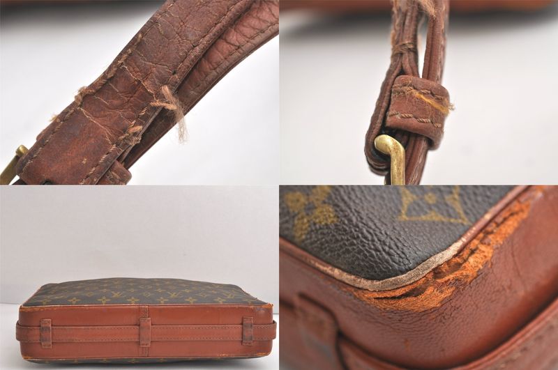 Louis Vuitton Monogram Sac Bandouliere 35 Shoulder Cross Bag LV 4252n