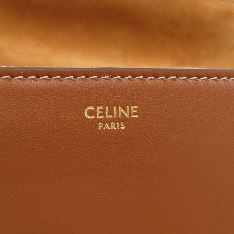 Celine Caisse Teen Soft Shoulder Bag Calf Women