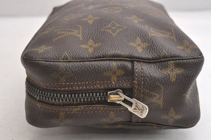 Louis Vuitton Monogram Trousse Toilette 23 Clutch Handbag M47524 LV 4253n