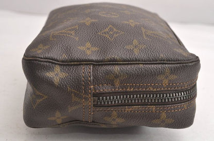 Louis Vuitton Monogram Trousse Toilette 23 Clutch Handbag M47524 LV 4253n