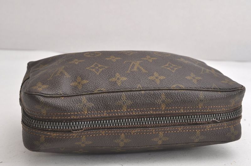 Louis Vuitton Monogram Trousse Toilette 23 Clutch Handbag M47524 LV 4253n