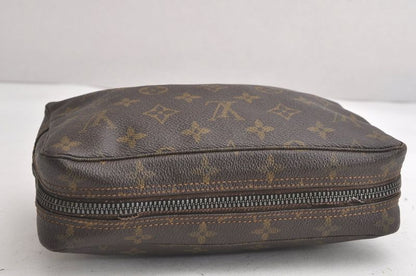 Louis Vuitton Monogram Trousse Toilette 23 Clutch Handbag M47524 LV 4253n