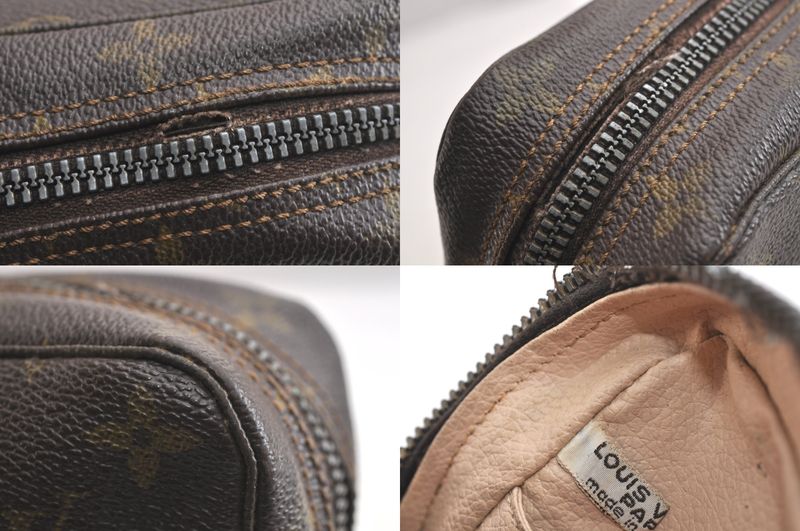 Louis Vuitton Monogram Trousse Toilette 23 Clutch Handbag M47524 LV 4253n