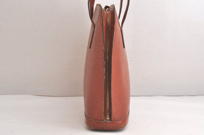 Louis Vuitton Epi Le Sac Shoulder Tote Bag Brown M52283 LV 4255n