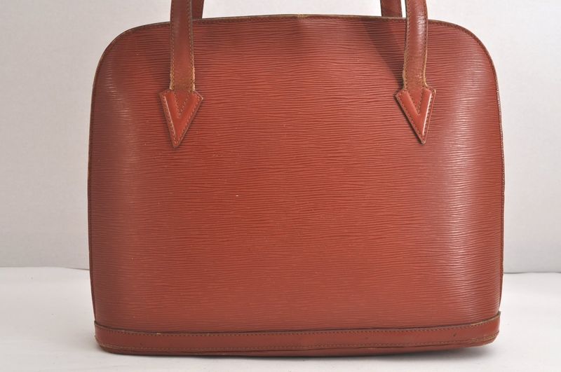 Louis Vuitton Epi Le Sac Shoulder Tote Bag Brown M52283 LV 4255n