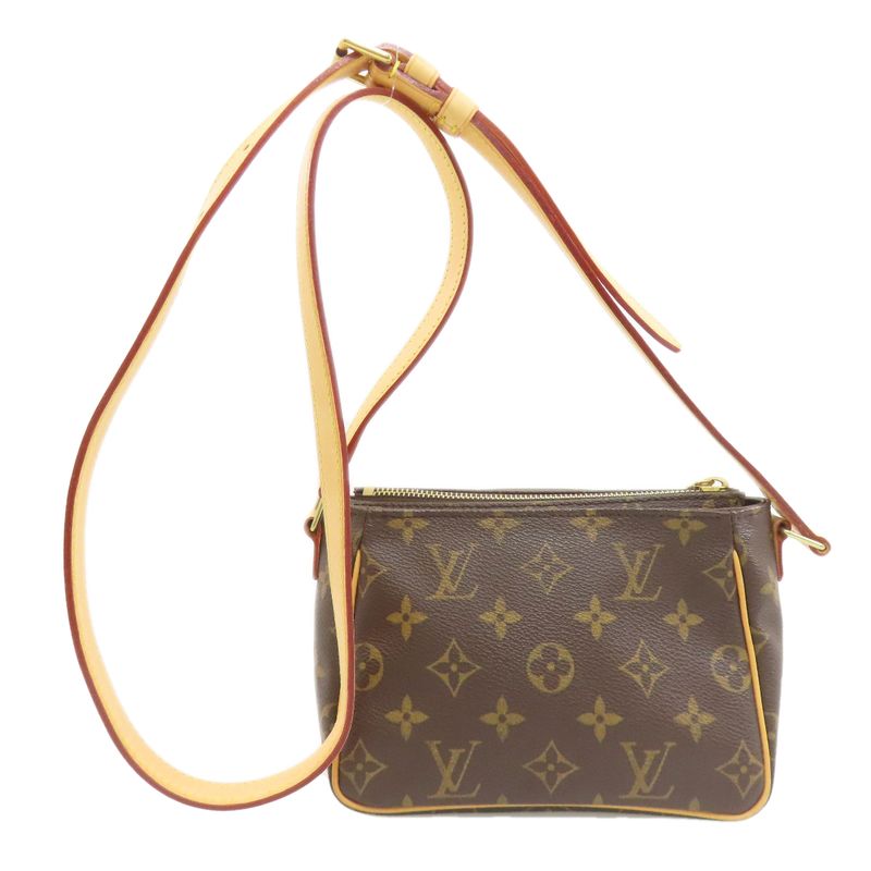 Louis Vuitton M51165 Vivacite PM Shoulder Bag Monogram Canvas Women