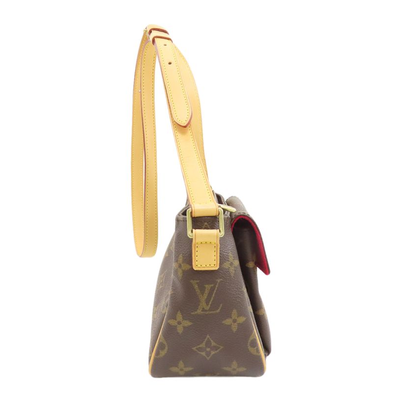 Louis Vuitton M51165 Vivacite PM Shoulder Bag Monogram Canvas Women