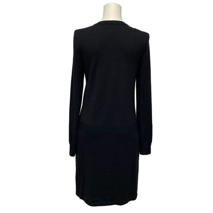Chanel Dress Size 38 M Women - P44599 Black Long Sleeves Knee Length 2012 Knit
