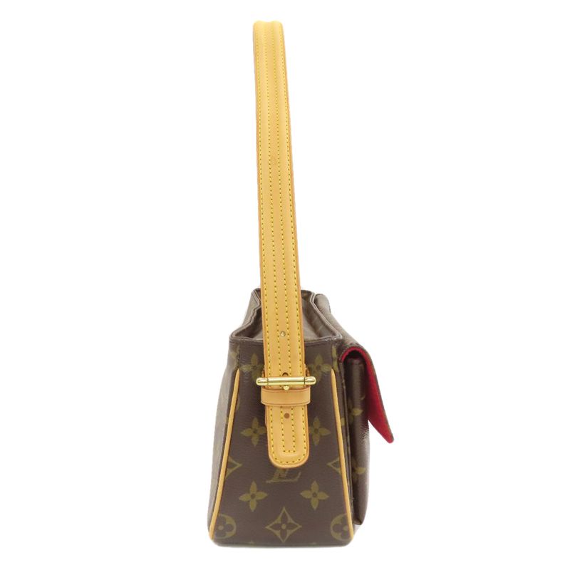Louis Vuitton M51164 Vivacite MM Shoulder Bag Monogram Canvas Women