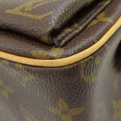 Louis Vuitton M51164 Vivacite MM Shoulder Bag Monogram Canvas Women