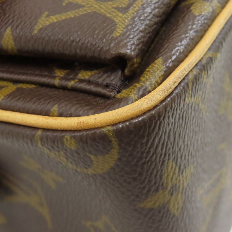 Louis Vuitton M51164 Vivacite MM Shoulder Bag Monogram Canvas Women