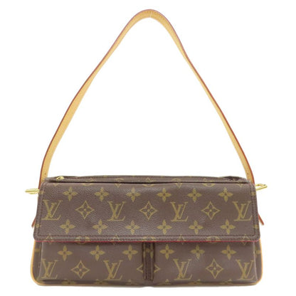 Louis Vuitton M51164 Vivacite MM Shoulder Bag Monogram Canvas Women