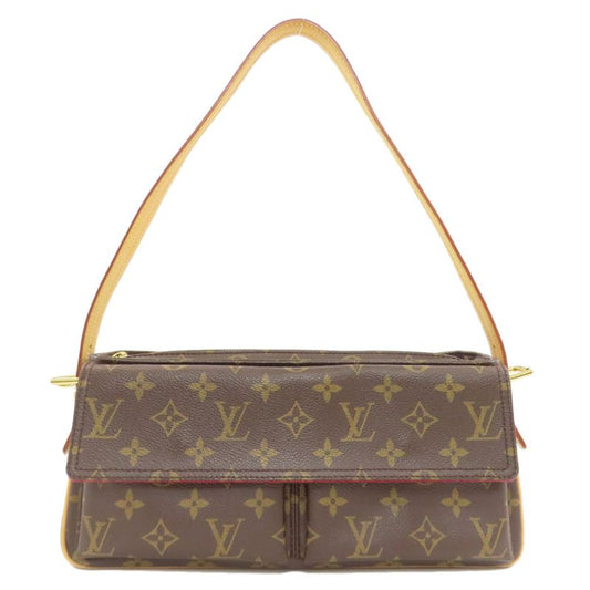 Louis Vuitton M51164 Vivacite MM Shoulder Bag Monogram Canvas Women