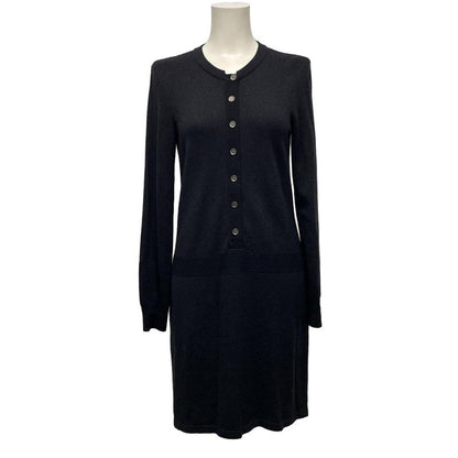 Chanel Dress Size 38 M Women - P44599 Black Long Sleeves Knee Length 2012 Knit