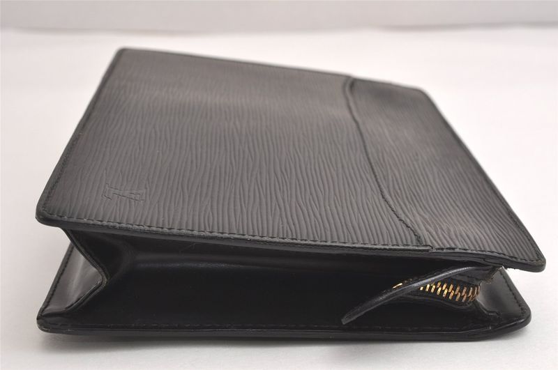 Louis Vuitton Epi Pochette Homme Clutch Handbag Black M52522 LV 4258n