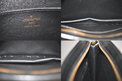 Louis Vuitton Epi Pochette Homme Clutch Handbag Black M52522 LV 4258n