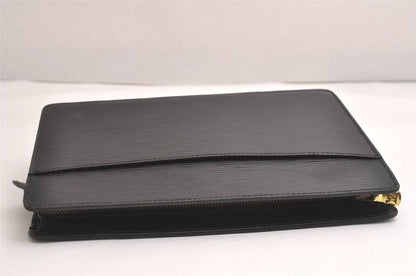 Louis Vuitton Epi Pochette Homme Clutch Handbag Black M52522 LV 4258n