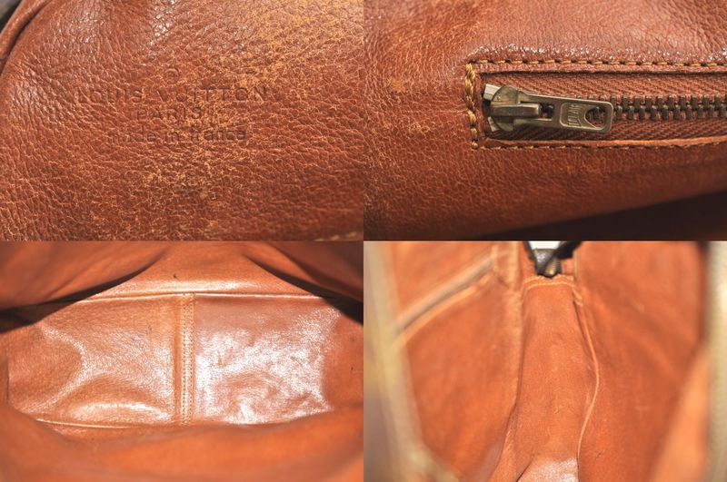 Louis Vuitton Monogram Malso Shoulder Cross Bag Old Shape Junk 4262n