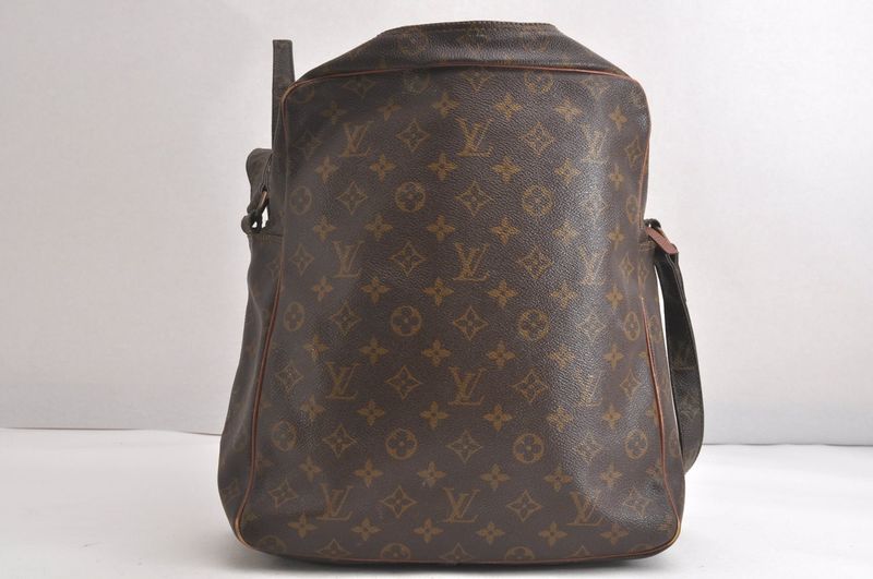 Louis Vuitton Monogram Malso Shoulder Cross Bag Old Shape Junk 4262n