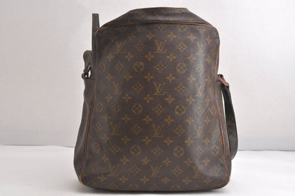 Louis Vuitton Monogram Malso Shoulder Cross Bag Old Shape Junk 4262n