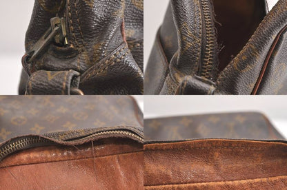 Louis Vuitton Monogram Malso Shoulder Cross Bag Old Shape Junk 4262n