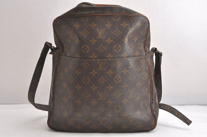 Louis Vuitton Monogram Malso Shoulder Cross Bag Old Shape Junk 4262n