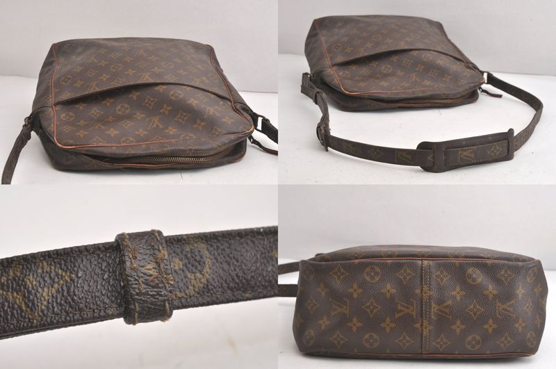 Louis Vuitton Monogram Malso Shoulder Cross Bag Old Shape Junk 4262n