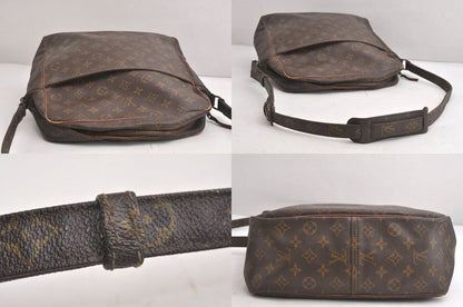 Louis Vuitton Monogram Malso Shoulder Cross Bag Old Shape Junk 4262n