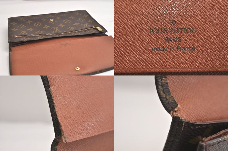 Louis Vuitton Monogram Pochette Mule Clutch Handbag M51940 LV 4263n