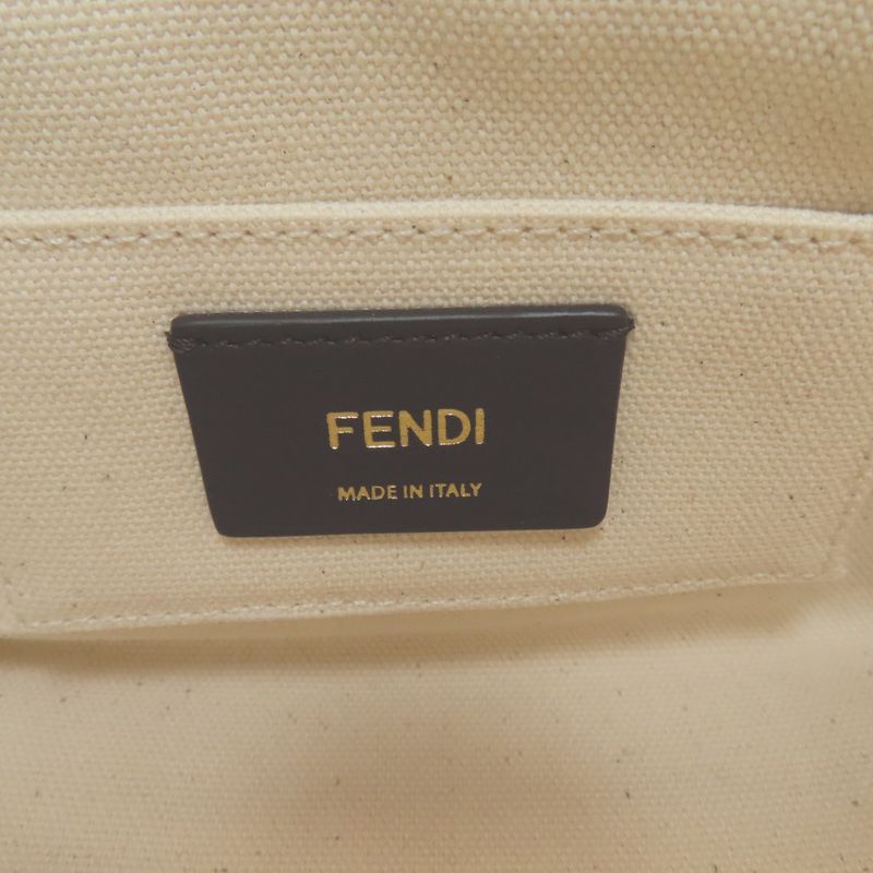 Fendi Mini By-the-way 2-way Handbag Canvas Women
