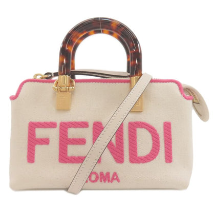 Fendi Mini By-the-way 2-way Handbag Canvas Women