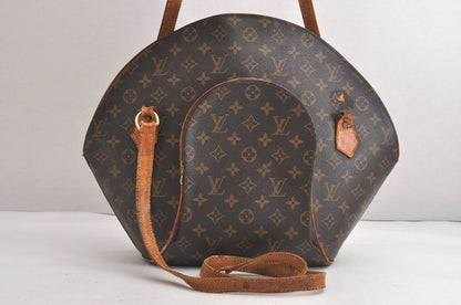 Louis Vuitton Monogram Ellipse Shopping Shoulder Bag M51128 Junk 4288n