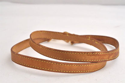 Louis Vuitton Leather Shoulder Strap Beige 38.6" LV 4331n