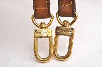 Louis Vuitton Leather Shoulder Strap Beige 38.6" LV 4331n