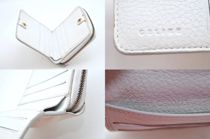 Gucci Celine Barbaries Balenciaga Bottega Veneta Bifold Long Wallet Set Of 4