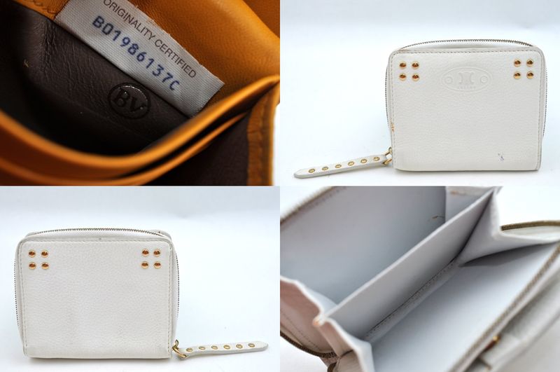 Gucci Celine Barbaries Balenciaga Bottega Veneta Bifold Long Wallet Set Of 4