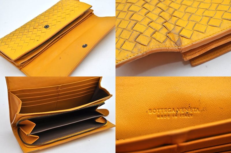 Gucci Celine Barbaries Balenciaga Bottega Veneta Bifold Long Wallet Set Of 4