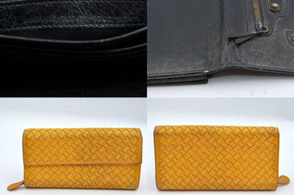 Gucci Celine Barbaries Balenciaga Bottega Veneta Bifold Long Wallet Set Of 4