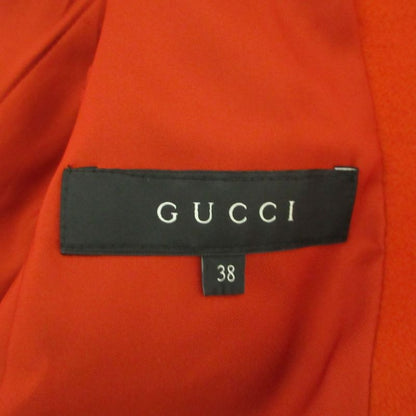Good Gucci Wool Long Chester Coat 354334 38 Red Ladies Used