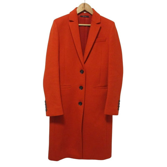 Good Gucci Wool Long Chester Coat 354334 38 Red Ladies Used