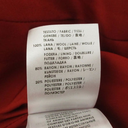 Good Gucci Wool Long Chester Coat 354334 38 Red Ladies Used