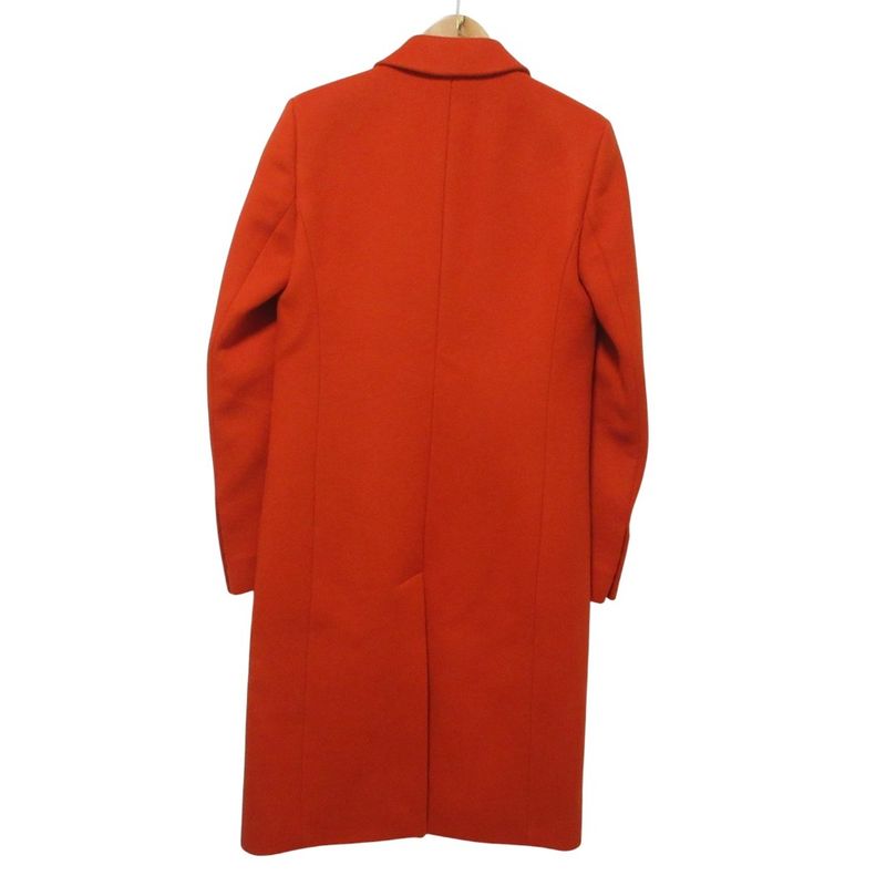 Good Gucci Wool Long Chester Coat 354334 38 Red Ladies Used