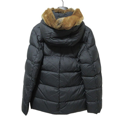 Good Fendi Fur Trim Down Jacket Blouson 42 Black Women Used