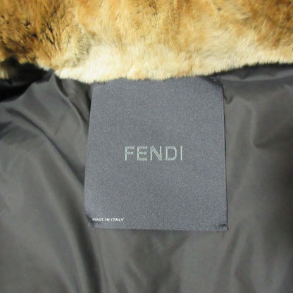 Good Fendi Fur Trim Down Jacket Blouson 42 Black Women Used