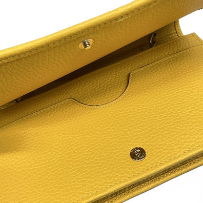Gucci Clutch Bag Soho 598211 Yellow Leather