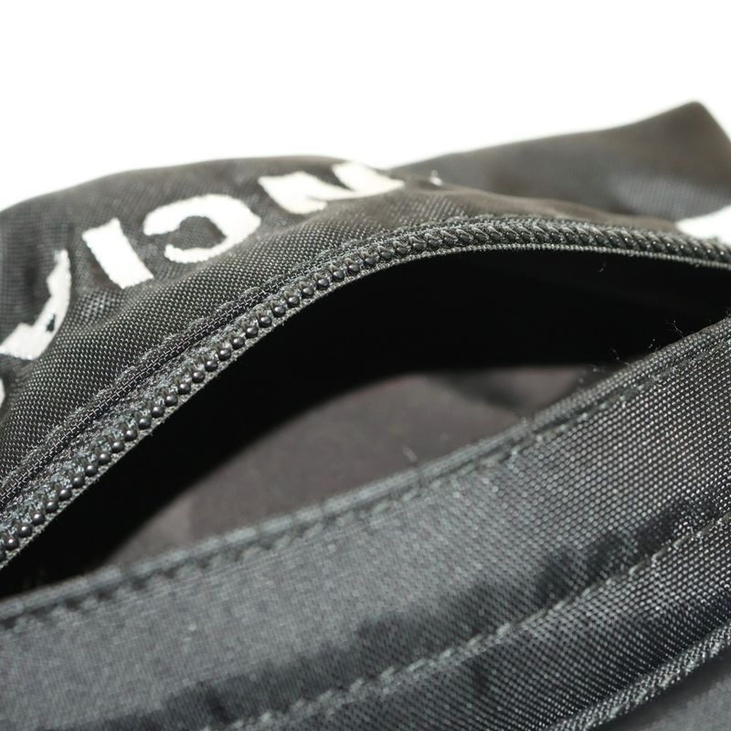 Balenciaga Wheel Logo Design Adjuster Waist Pouch Black 533009